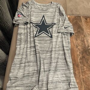 Nike NFL Men's Gray Dallas Cowboys Dri Fit